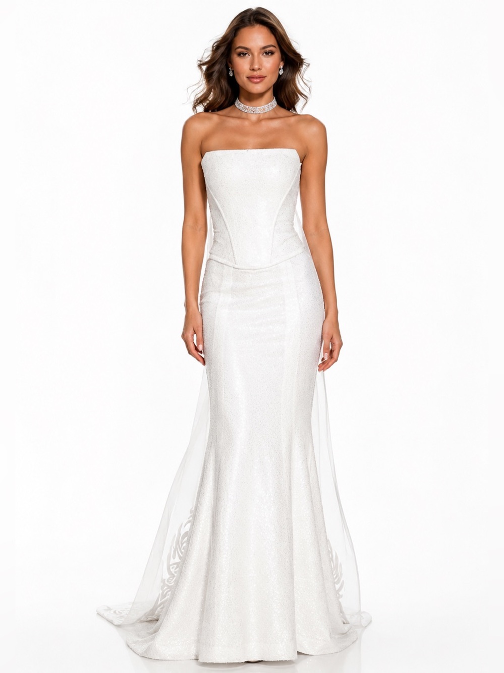 Lucia’s Sarto 🪡  gown bridal  floral, corset, train, BoHo dress, Maxi